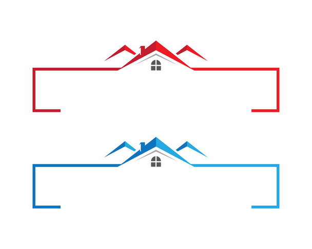 Šablona loga nemovitostí a domů - Vektor, obrázek
