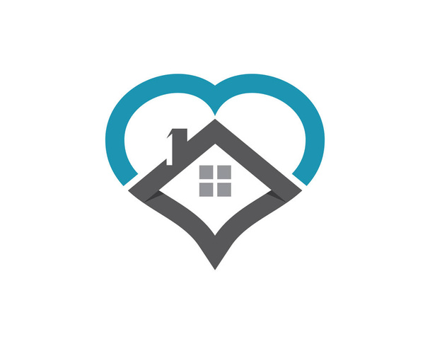 Logovorlage für Immobilien - Vektor, Bild