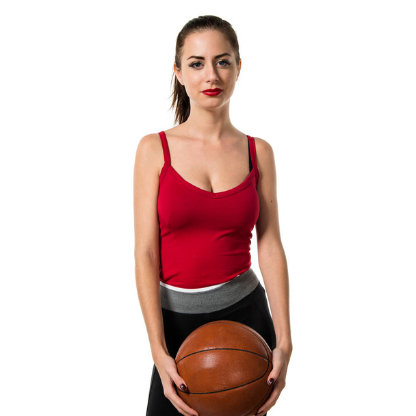 Elég a nő kosárlabda játék sport - Fotó, kép