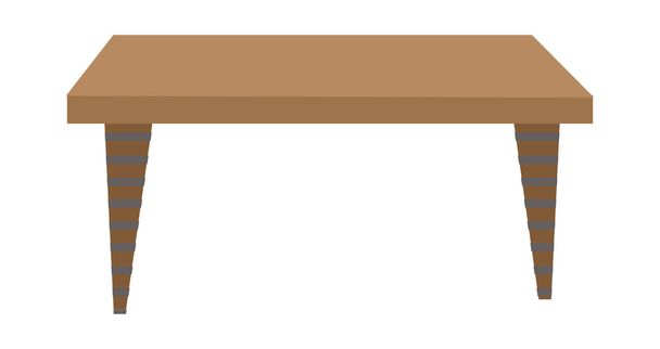 bruin tabel - Vector, afbeelding