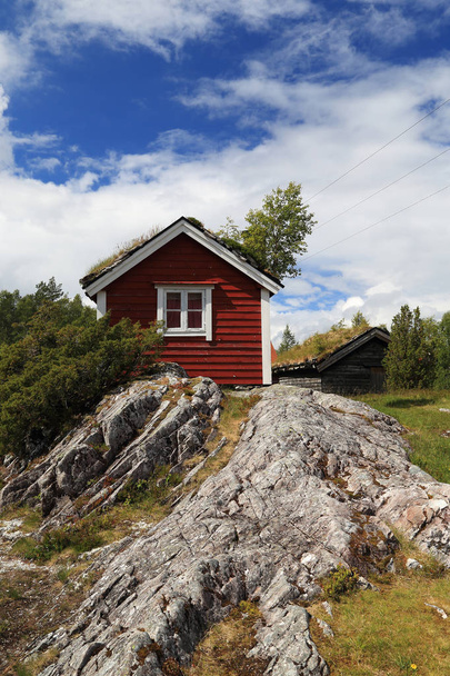 Lodge en montagne, Norvège
 - Photo, image