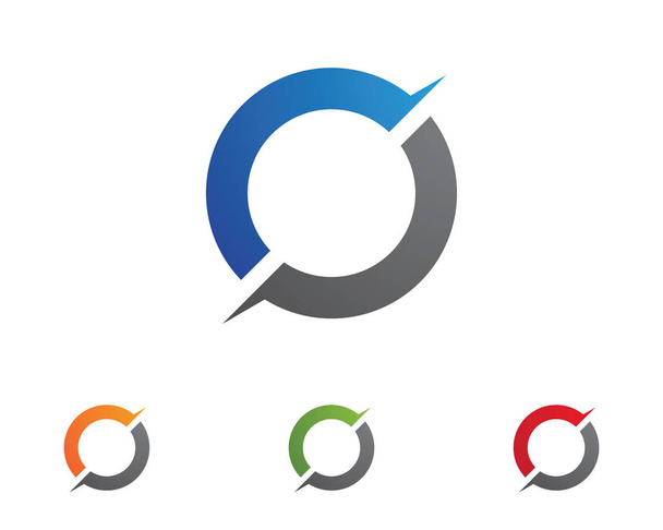 C Letter Logo Template vector icon design - Vetor, Imagem