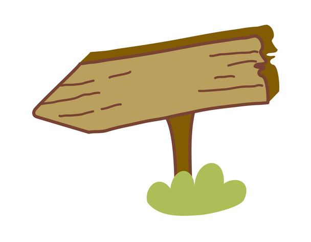 дерев'яні знак
 - Вектор, зображення