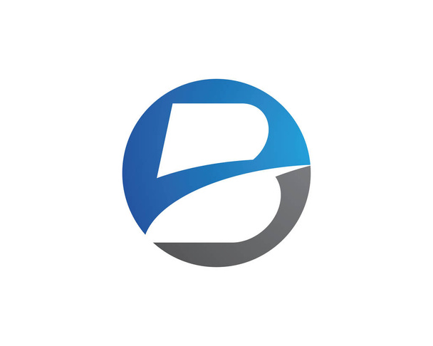 B sneller Logo briefsjabloon - Vector, afbeelding