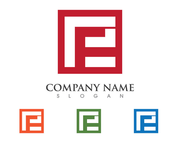 E sneller Logo briefsjabloon vector pictogram afbeelding ontwerp - Vector, afbeelding