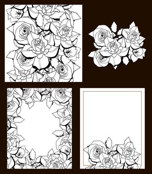 beautiful floral ornament - Vector, afbeelding