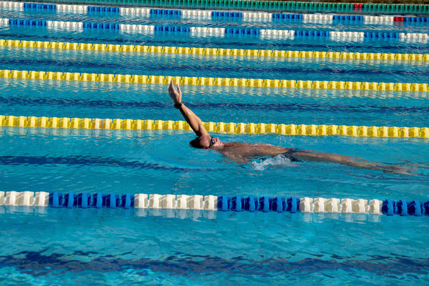 nuotatore in piscina - Foto, immagini