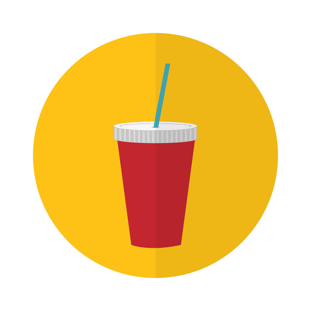 soda drink icon - Vector, Image