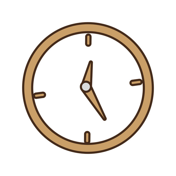 cartoon clock time business money design - Vector, Image