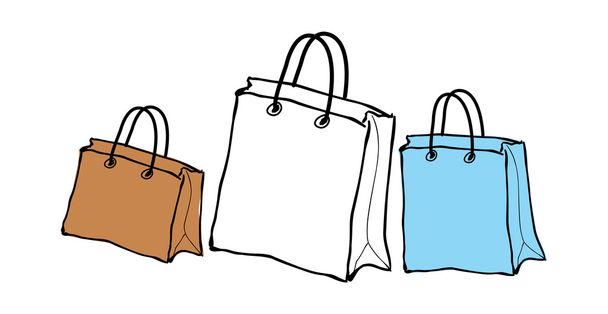 nákupní tašky - Vektor, obrázek