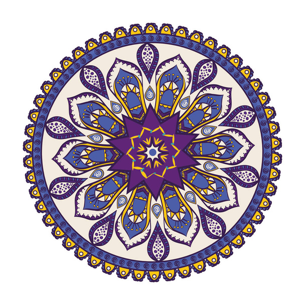 Mandala símbolo oriental
 - Vector, imagen