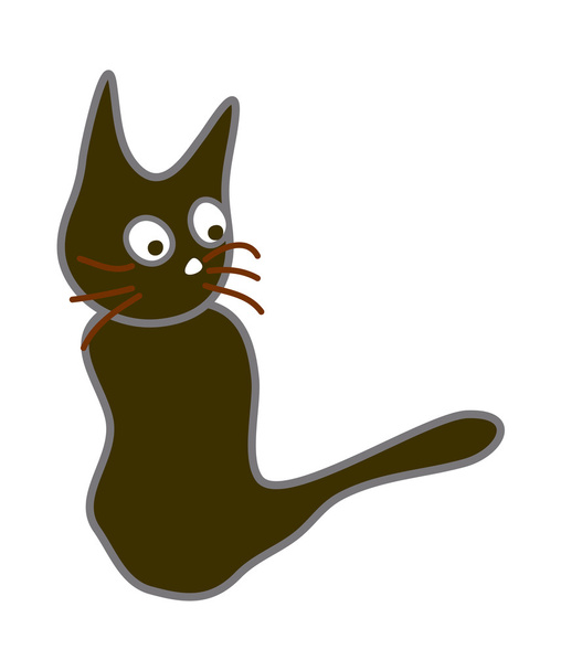Ilustración del vector gato
 - Vector, Imagen