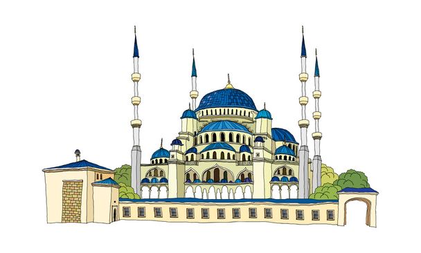 Mezquita azul istambul Vector Ilustración
 - Vector, Imagen