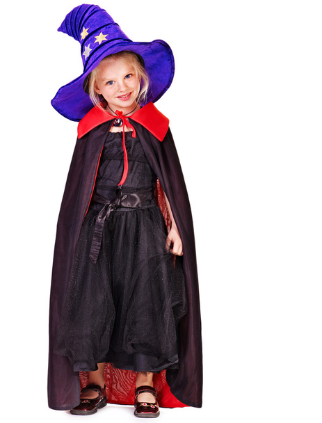Criança vestindo traje de bruxa
. - Foto, Imagem