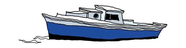 Ilustración del vector del barco
 - Vector, Imagen