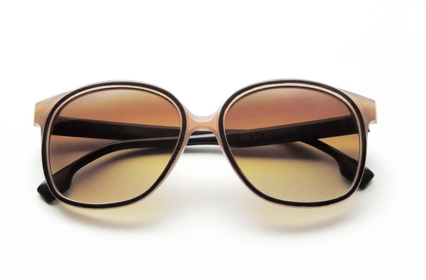 Brown retro or vintage sunglasses - Photo, Image