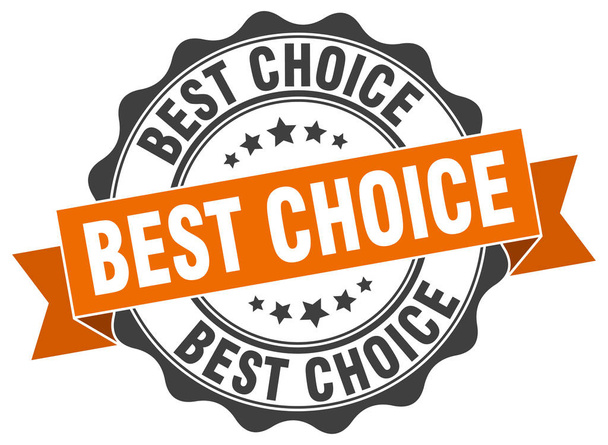 best choice stamp. sign. seal - Vector, Image