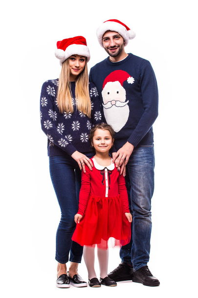 Young kerst familie - Foto, afbeelding