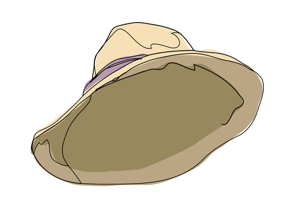 kapelusz wektor - Wektor, obraz