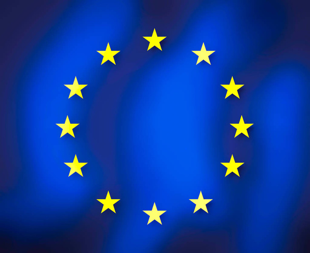 Bandiera grunge europea
 - Foto, immagini