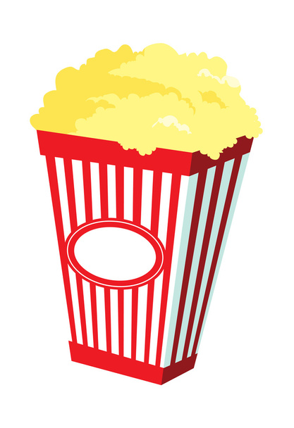 Popcorn - Vektor, Bild