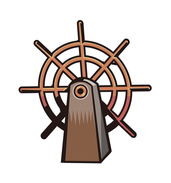 Ship's wheel - Vector, Image