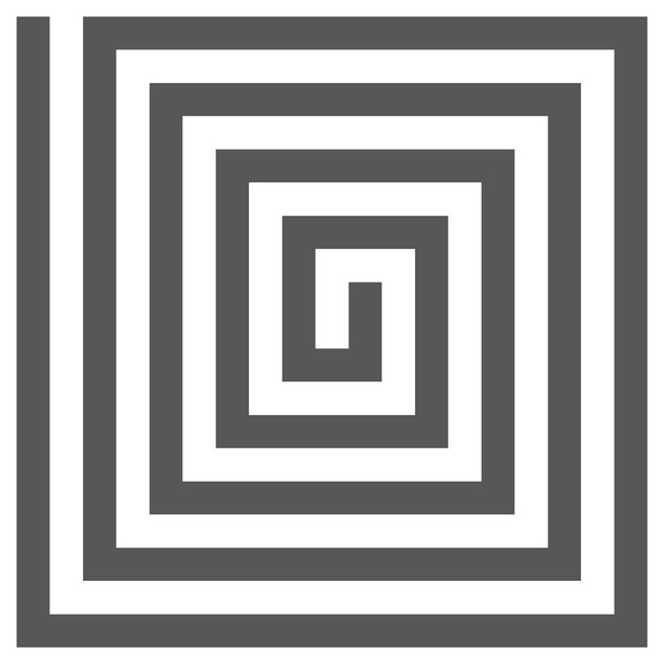 Abstract geometric background of lines. Spiral effect. Modern st - Διάνυσμα, εικόνα