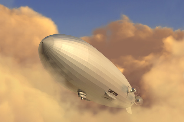 Zeppelin-vízszintes - Fotó, kép