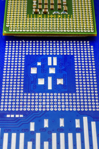 Technologické zázemí s základní desky počítače a centrální procesorové jednotky - Fotografie, Obrázek