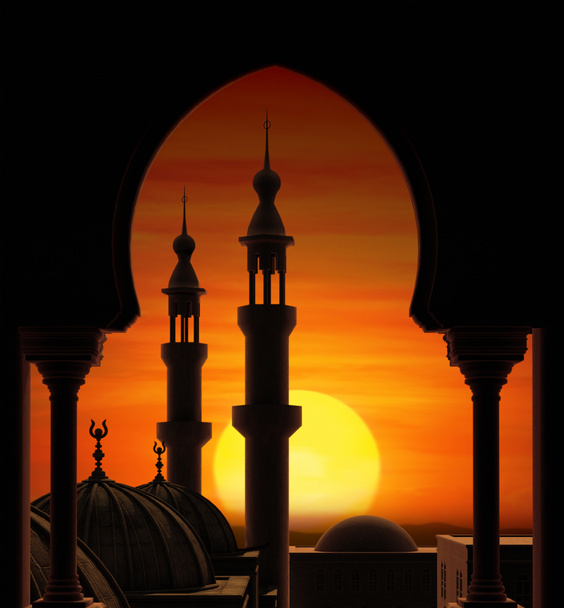 minaretten - Foto, afbeelding