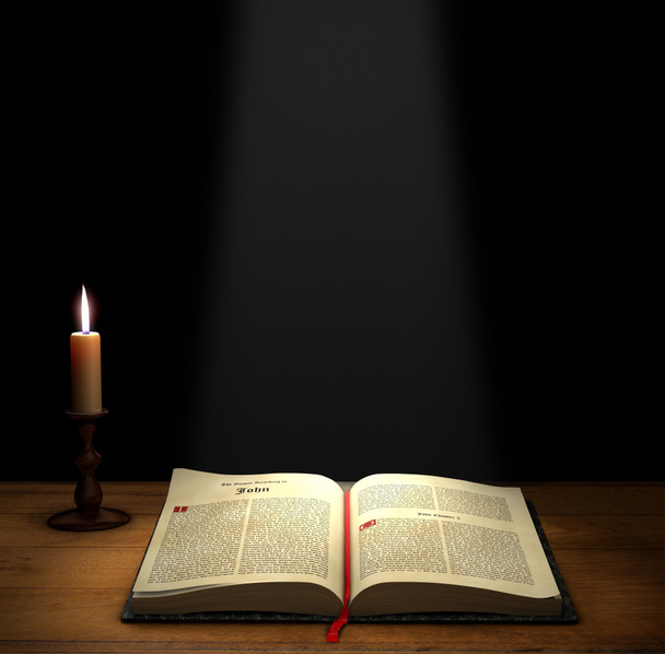 Открытая Библия - Фото, изображение