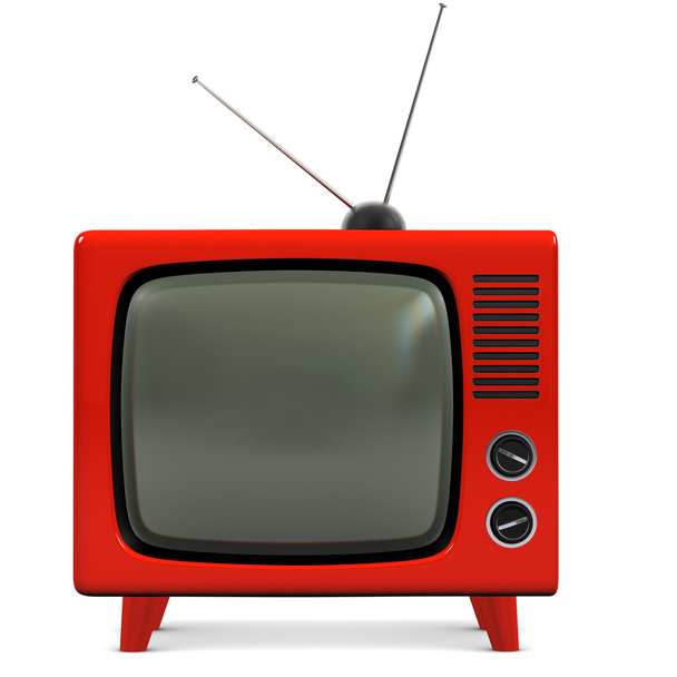 Retro plastic TV - Foto, Imagem