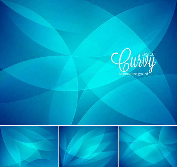 Curvy abstract background - Vector, Image