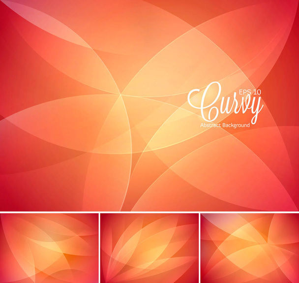 Curvy abstract background - Vector, afbeelding