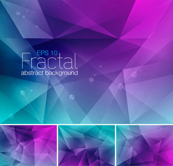Fractal Abstract Background - Wektor, obraz