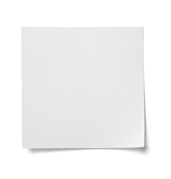White Note Papier Nachricht Etikett Geschäft - Foto, Bild