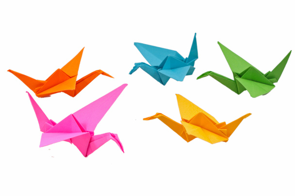 Aves de origami
 - Foto, Imagen
