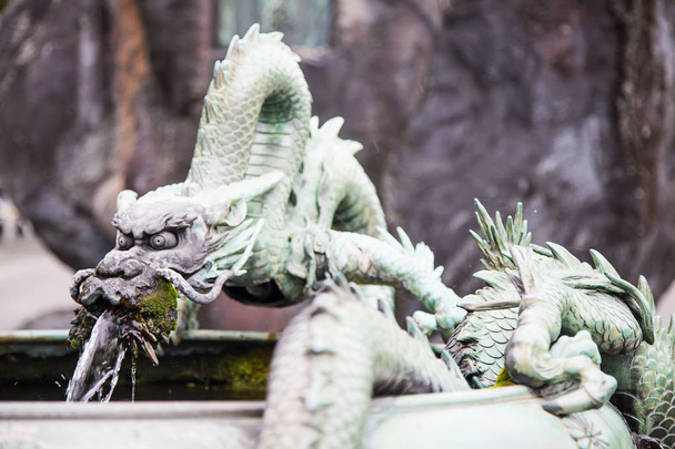 Fontana del drago vicino al Tempio Rinnoji
 - Foto, immagini