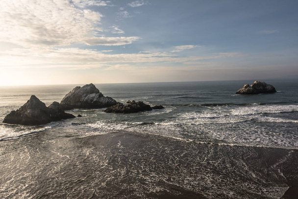 Ocean Beach, São Francisco, Califórnia
 - Foto, Imagem