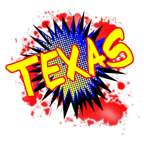 Texas Comic Esclamazione
 - Vettoriali, immagini