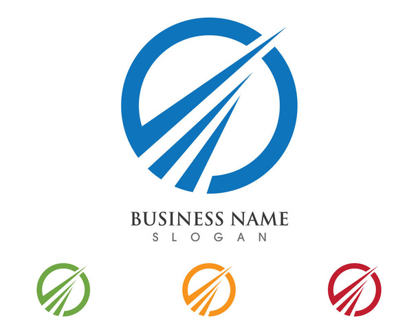 Biznes Finanse szablon logo i symbole - Wektor, obraz