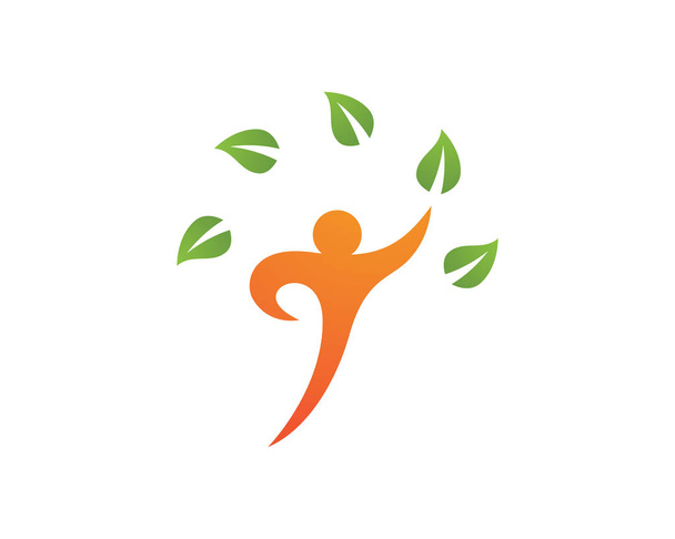 egészséges élet logó - Vektor, kép