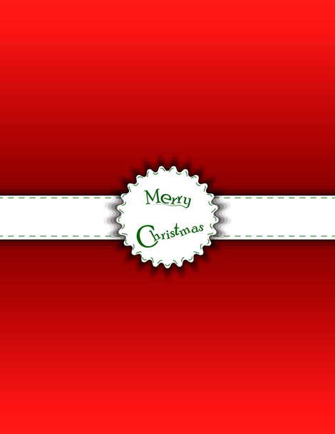 Carte postale ou invitation à Noël et au Nouvel An
 - Vecteur, image