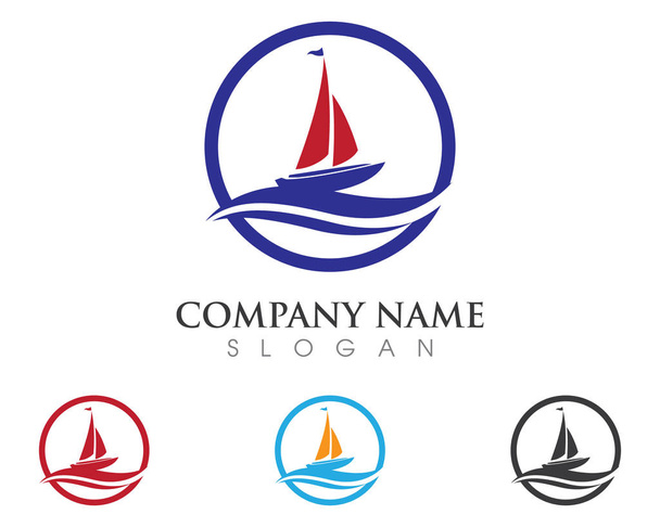 cruise ship Logo Template - Vector, Image