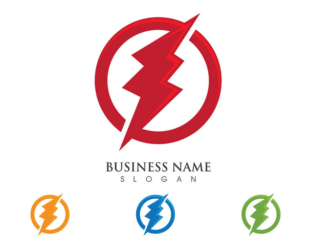 Lightning logo šablona - Vektor, obrázek