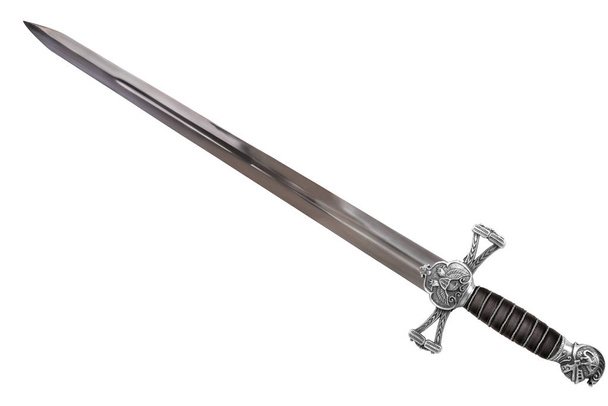 Epée disposée en diagonale
 - Photo, image