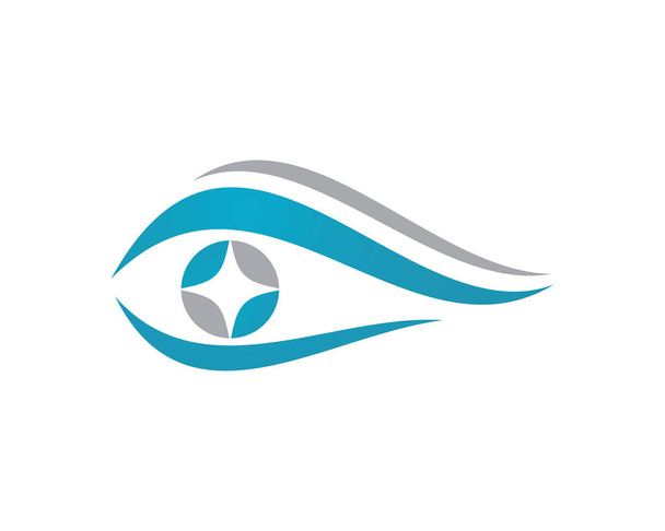 Σχεδιασμός λογότυπου φορέα φροντίδας ματιών - Διάνυσμα, εικόνα