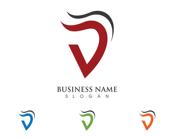 V briefsjabloon Logo Business - Vector, afbeelding