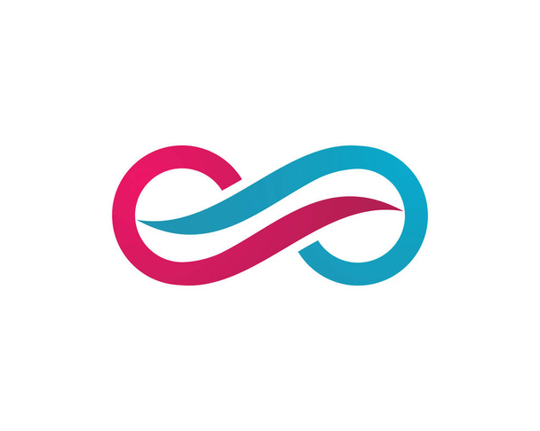 Infinity logo sjabloon - Vector, afbeelding