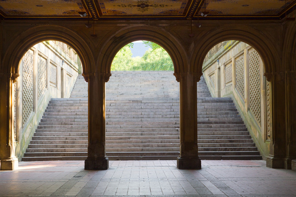 Arches de la Terrasse Bethesda, Central Park, New York
 - Photo, image